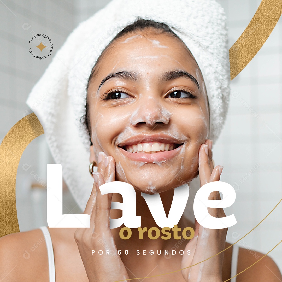 Campanha Clínica de Estética Agende Agora Sua Avaliação Gratuita Social Media PSD Editável