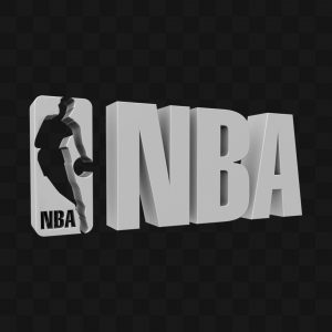 NBA Logo - Modelo 3D