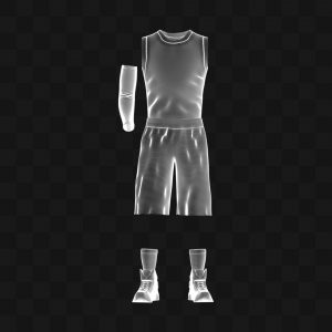 Uniforme Basquete Masculino - Modelo 3D