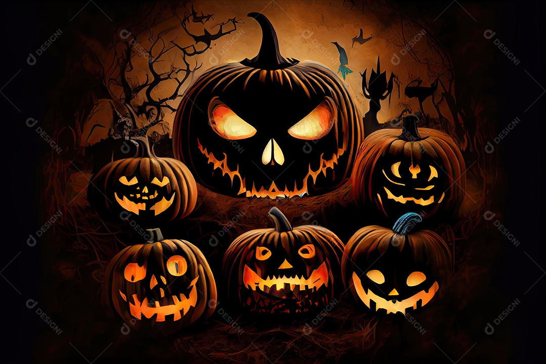 Jack O Lanterna Com Uma Cara Assustadora De Halloween PNG , Dia Das Bruxas,  Abóbora Do Dia Das Bruxas, Cara Assustador Do Dia Das Bruxas Imagem PNG e  PSD Para Download Gratuito