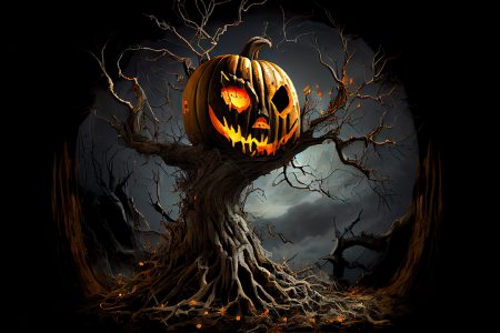 Cara Preta Assustadora De Abóbora De Halloween PNG , Ilustração, Projeto,  Dia Das Bruxas Imagem PNG e PSD Para Download Gratuito