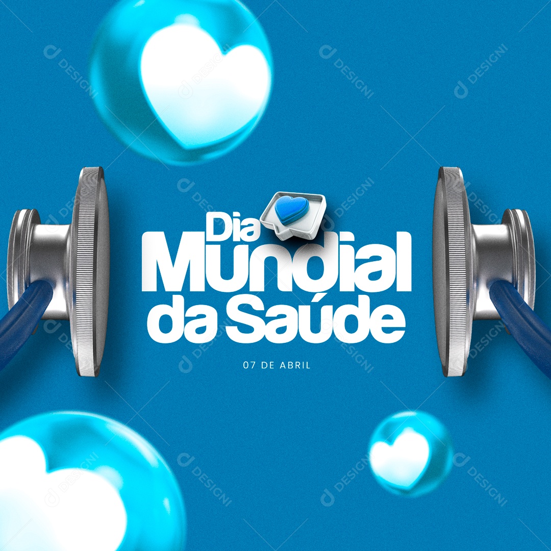 Dia Mundial Da Saúde 07 De Abril Social Media PSD Editável