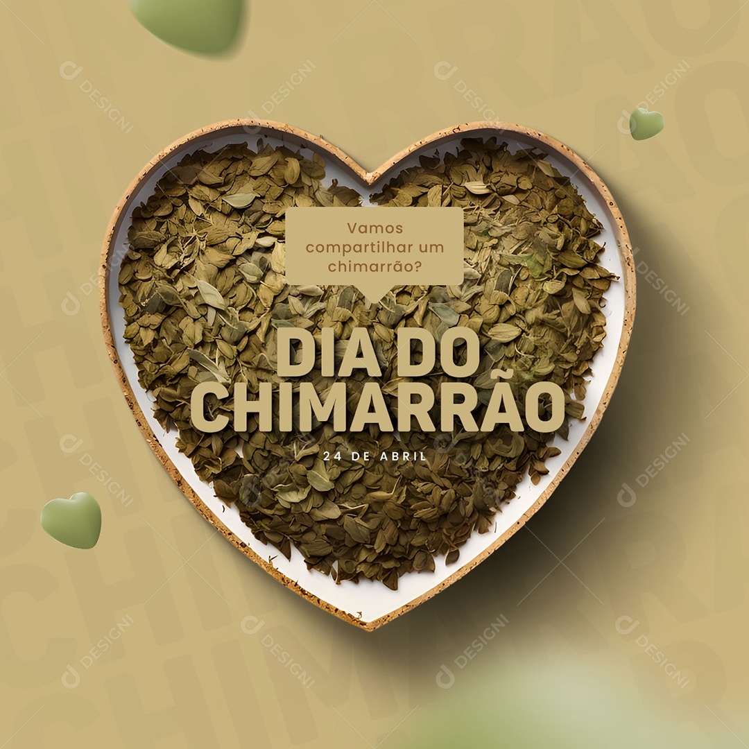 Vamos Compartilhar Um Chimarrão Dia do Chimarrão 24 De Abril Social Media PSD Editável