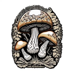 ícone de desenho de cogumelo 10967446 Vetor no Vecteezy