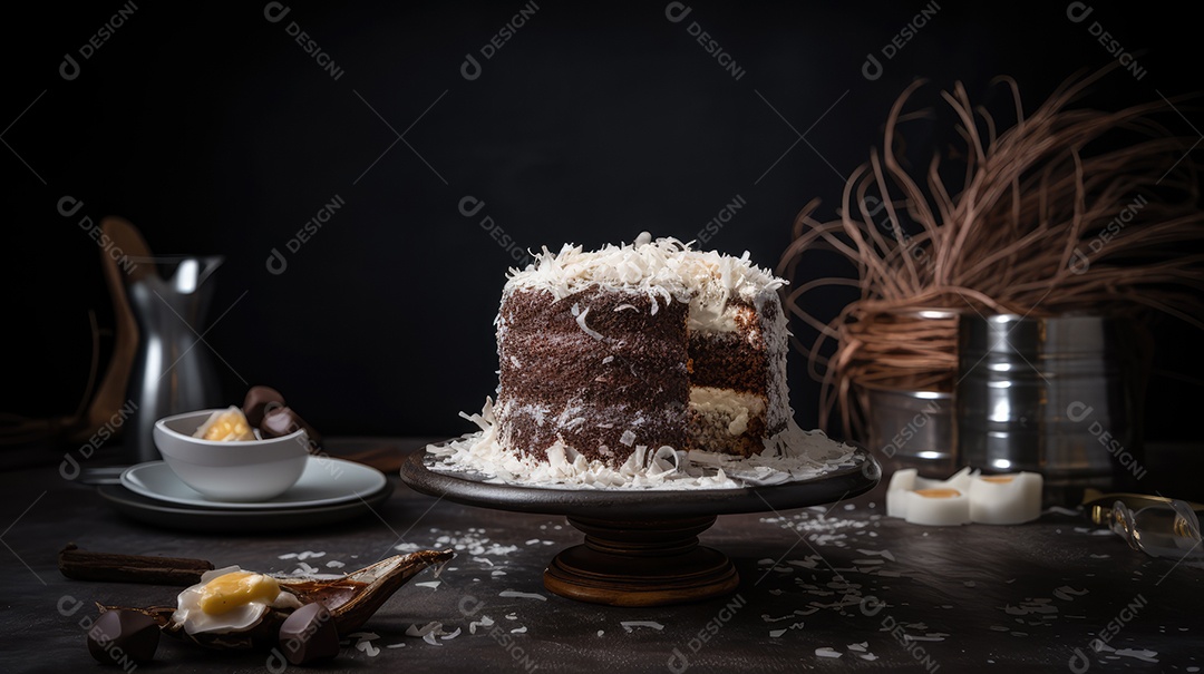 Enfeite feminino delicado em cima de um bolo [download] - Designi