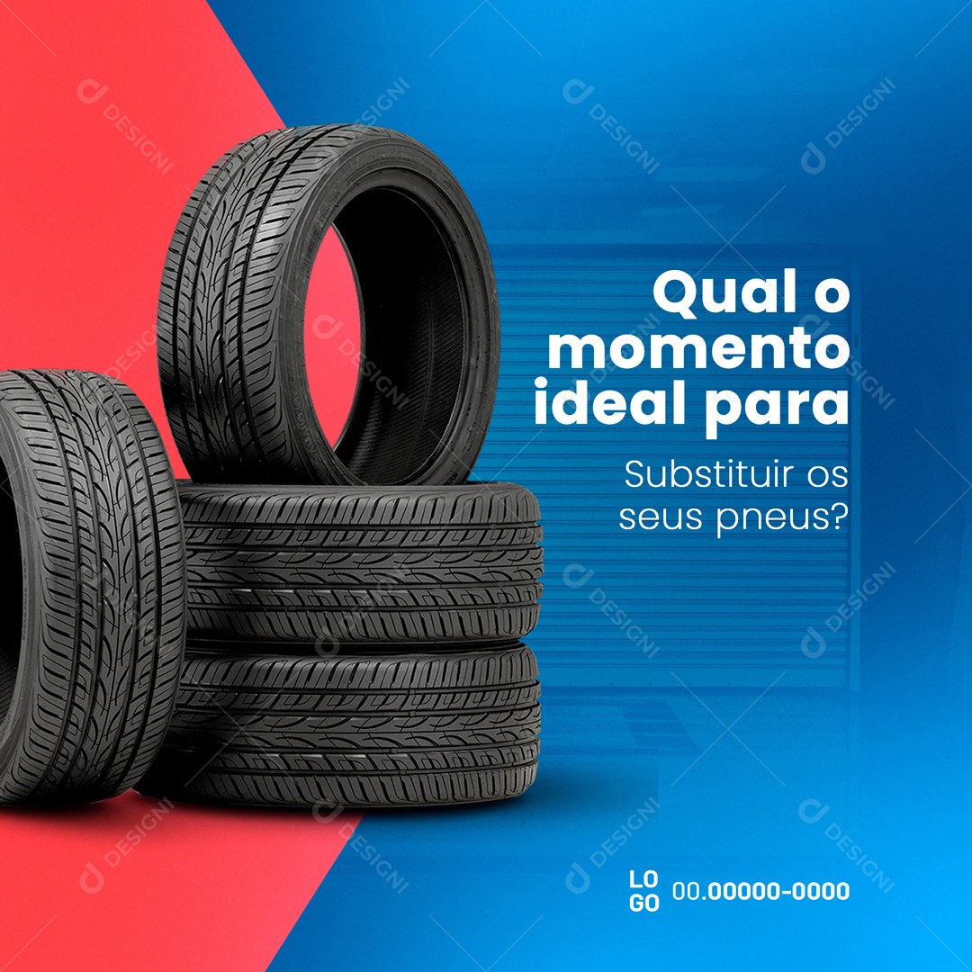 Qual o Momento Ideal Para Substituir os Pnsus? Oficina Mecânica Social Media PSD Editável