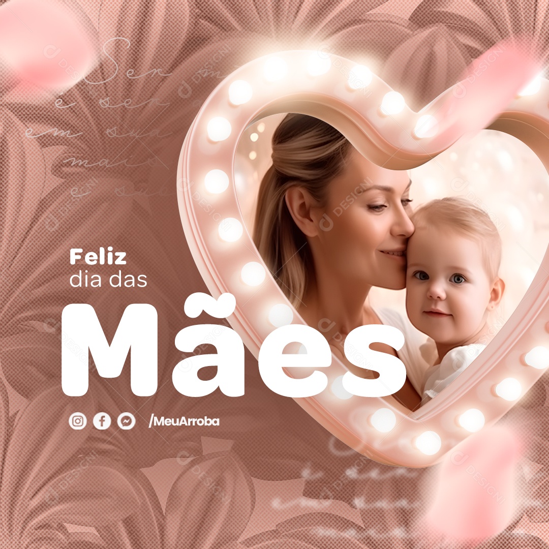 Feliz Dia Das Mães 14 de Maio Social Media PSD Editável