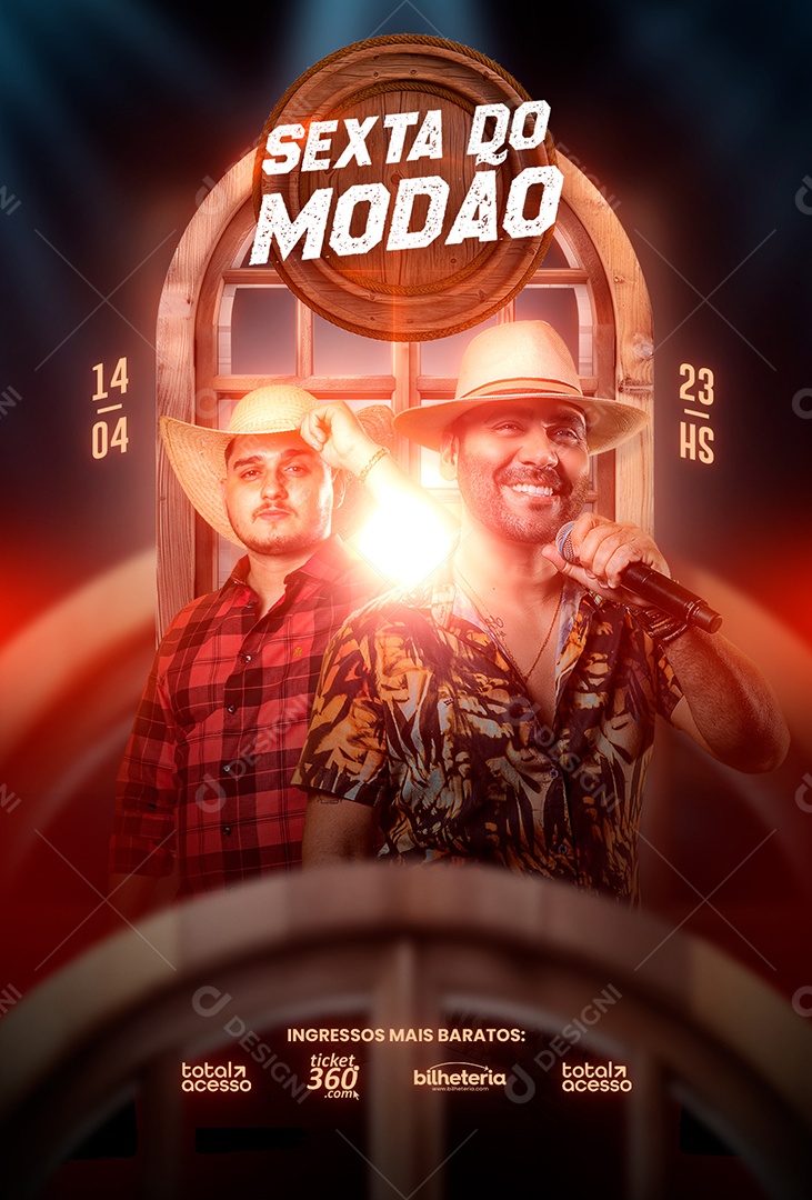 Sexta Do Modao Editable Social Media Flyer PSD