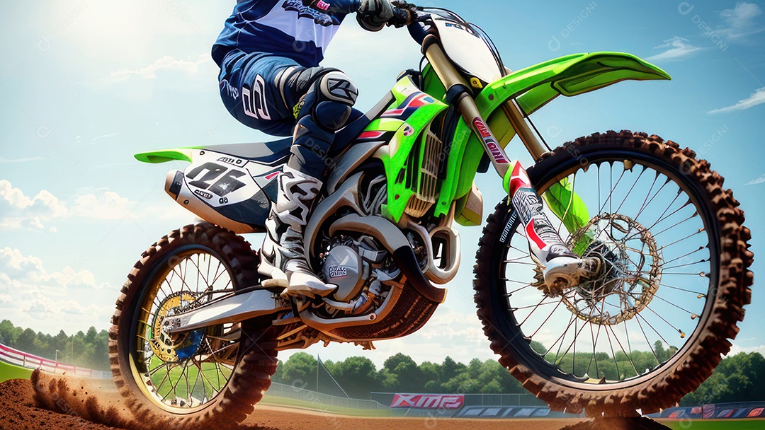 Piloto de Moto para Corrida de Motocross PNG Transparente [download] -  Designi