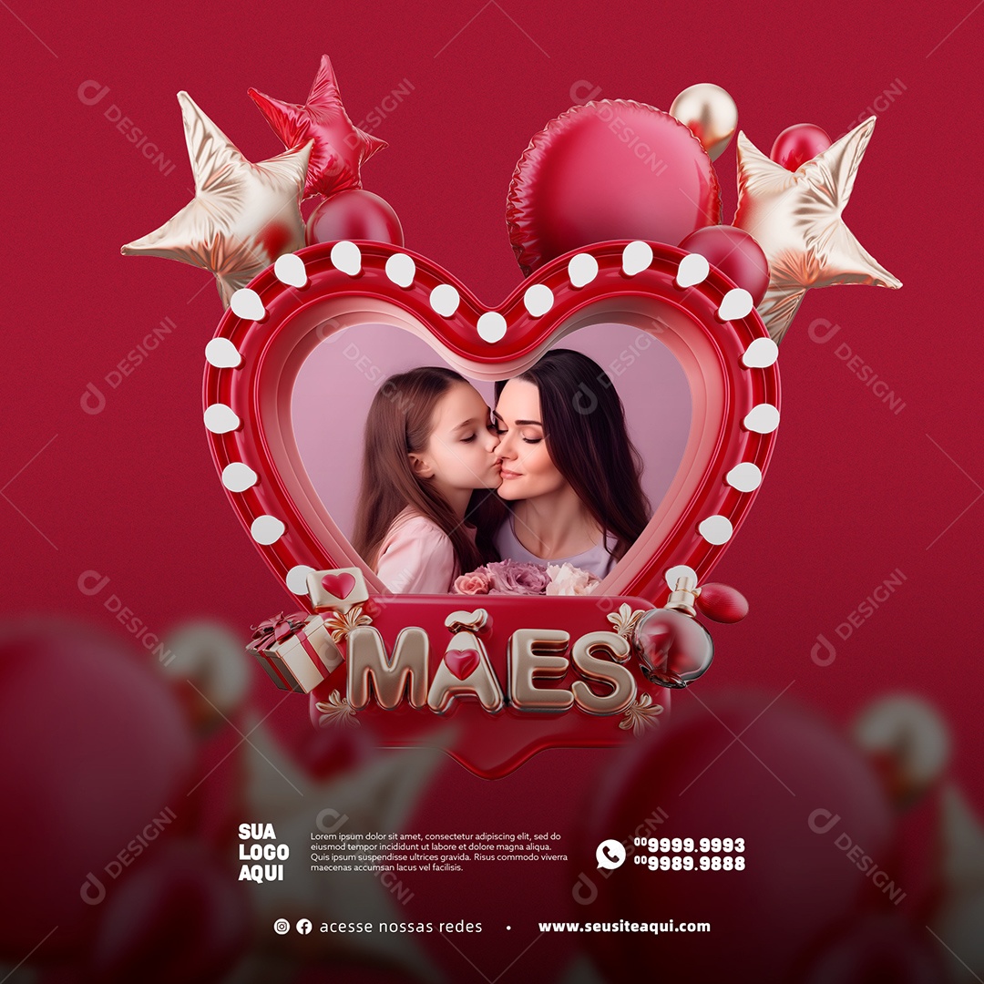 Dia Das Mães 14 de Maio Social Media PSD Editável