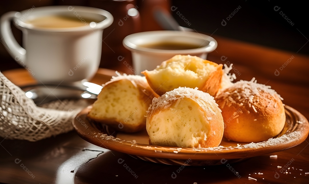 Bolo delicioso sobre uma mesa de panificadora