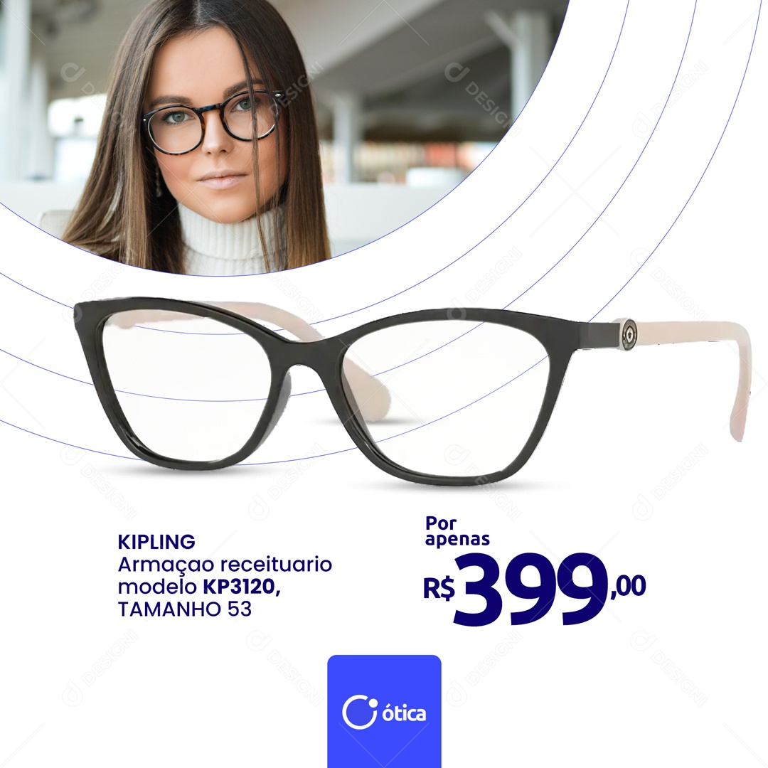 Frame Size 53 For Just R$ 399.00 Editable Social Media PSD Optical