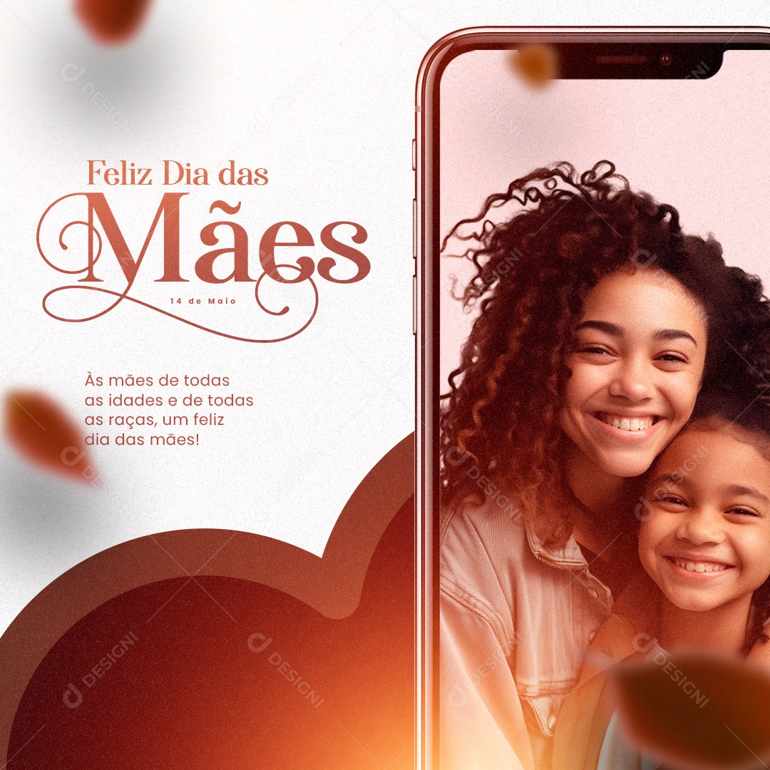 Feliz Dia Das Mães 14 de Maio Social Media PSD Editável