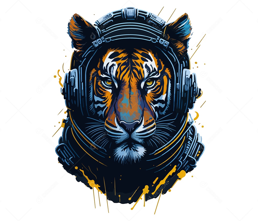 Tigre Deitado 3D model - Baixar Animais no