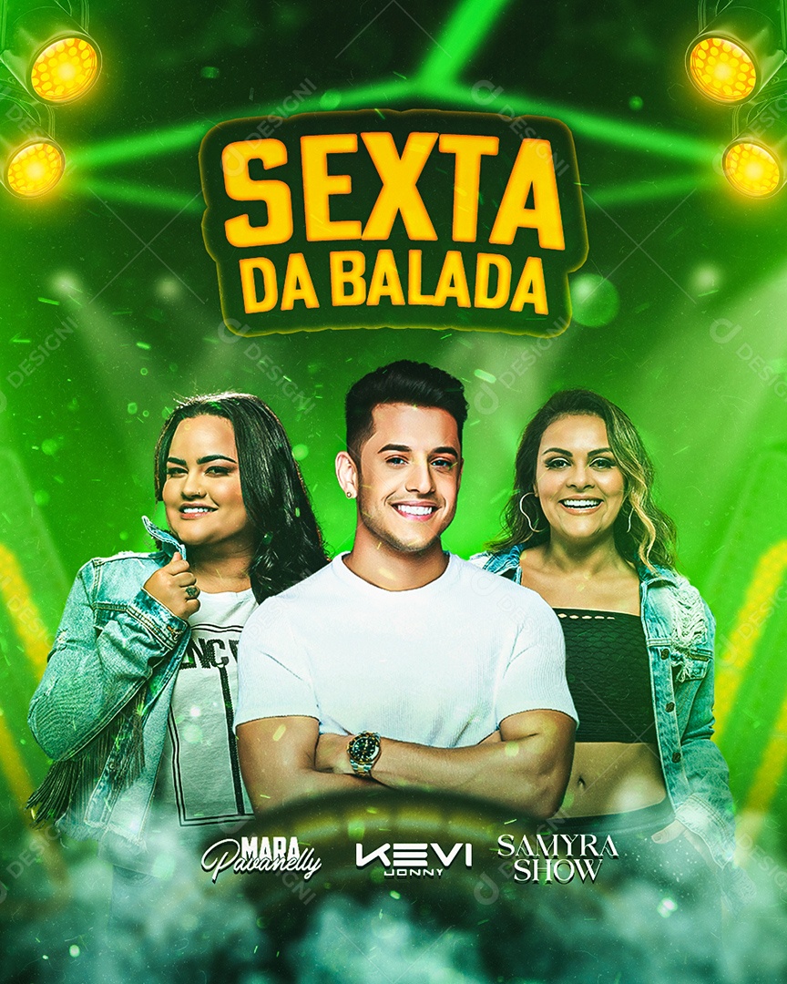 Sexta Da Balada Flyer Social Media PSD Editável