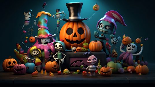 Conjunto De Lindas Abóboras De Halloween Com Rostos Assustadores PNG ,  Adesivos De Outubro Em Estilo Cartoon, Bruxa Do Dia Das Bruxas, Bruxa PNG  Imagem para download gratuito