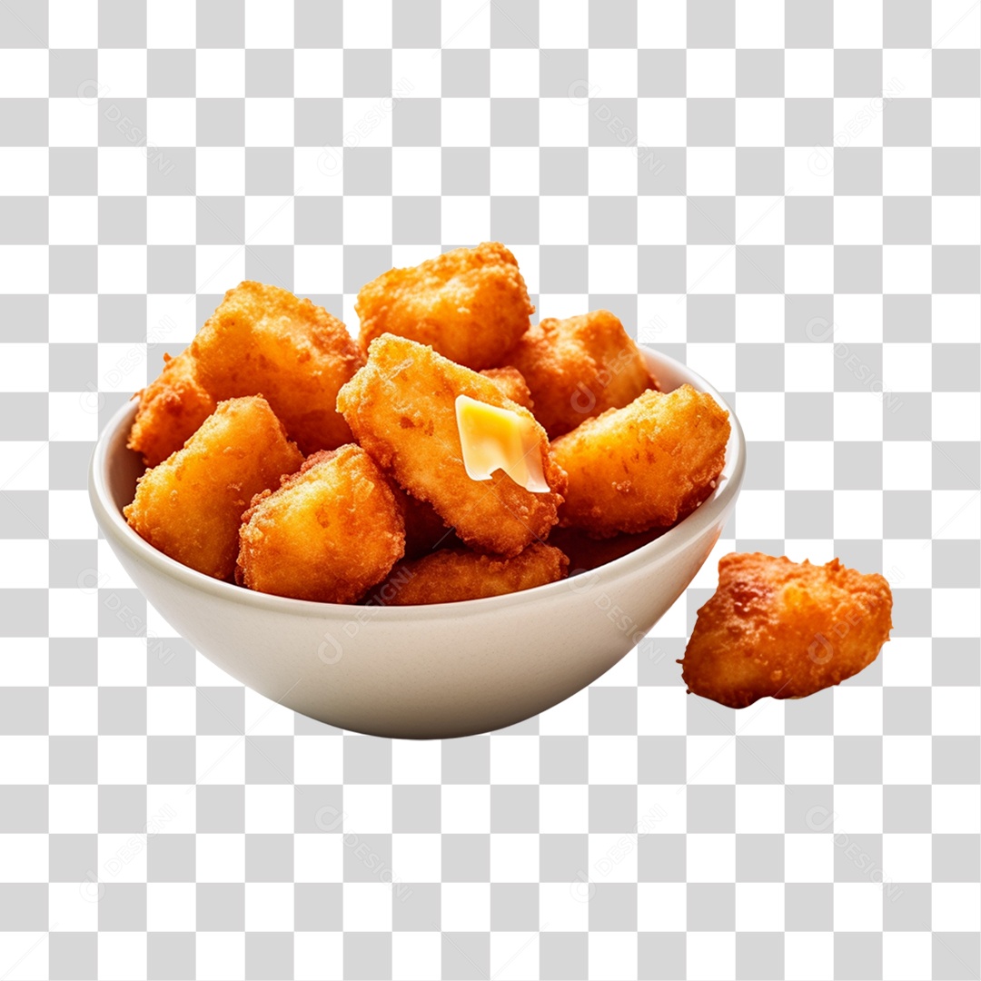 Fried food on a bowl PNG Transparent