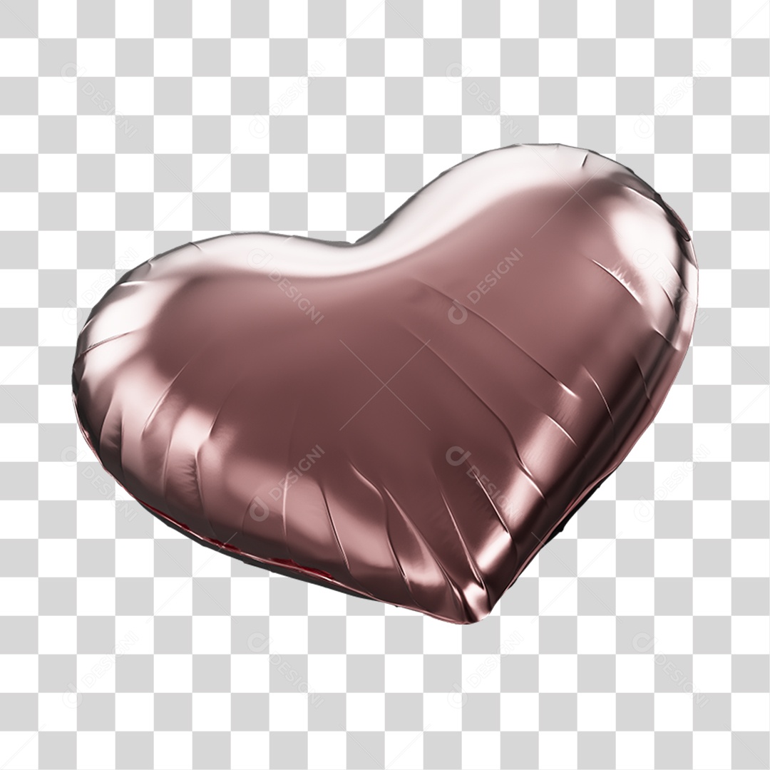 Folds Balloon Lying Out Transparent 3D PNG Element