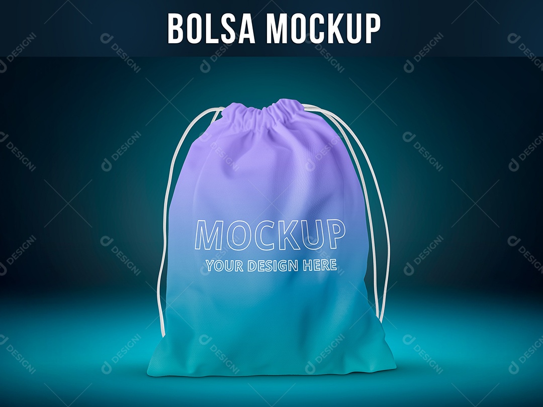 Bolsa Sacola Esportiva Mockup [download] - Designi