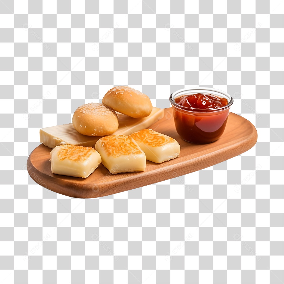 Pão Com Geleia E Queijo PNG Transparente