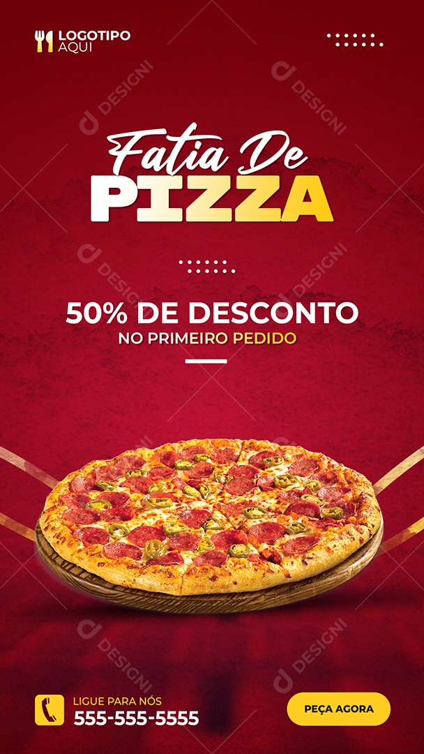 Story Super Pizza em Casa Social Media PSD Editável [download] - Designi