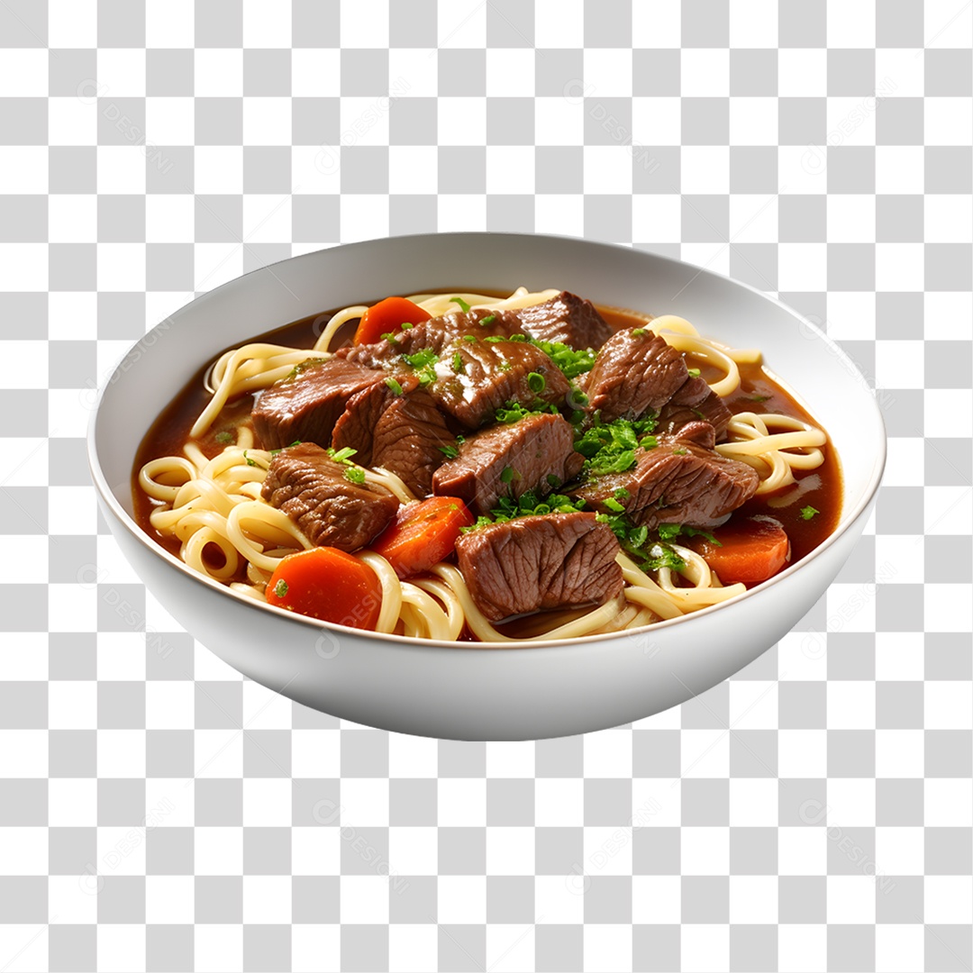 Caldo saboroso sobre uma tigela branca PNG Transparente