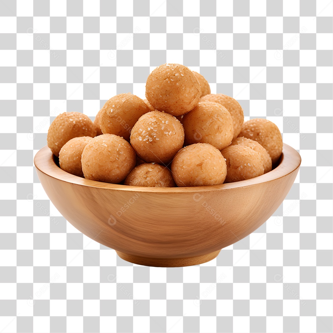 Bolinho Frito PNG Transparente