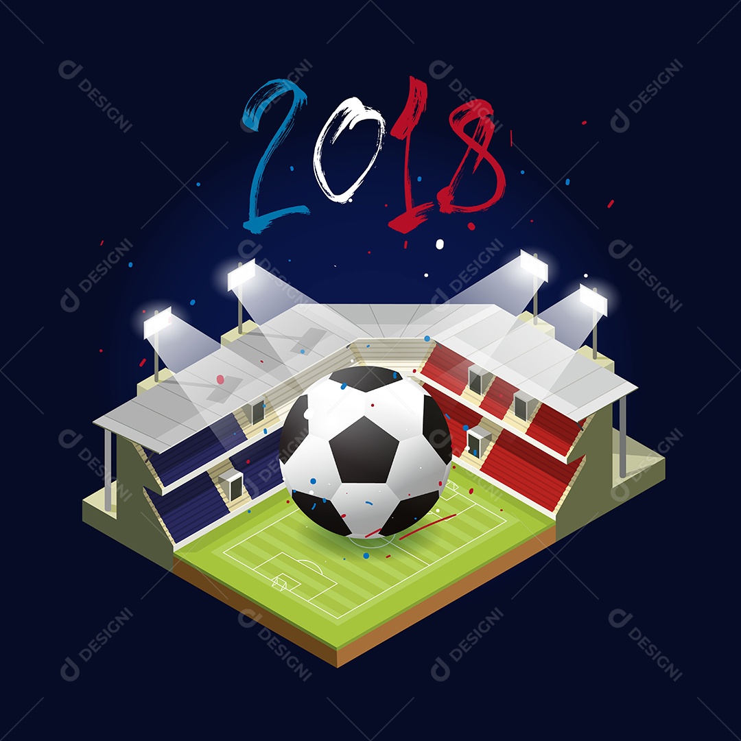 Imagens vetoriais Copa 2018