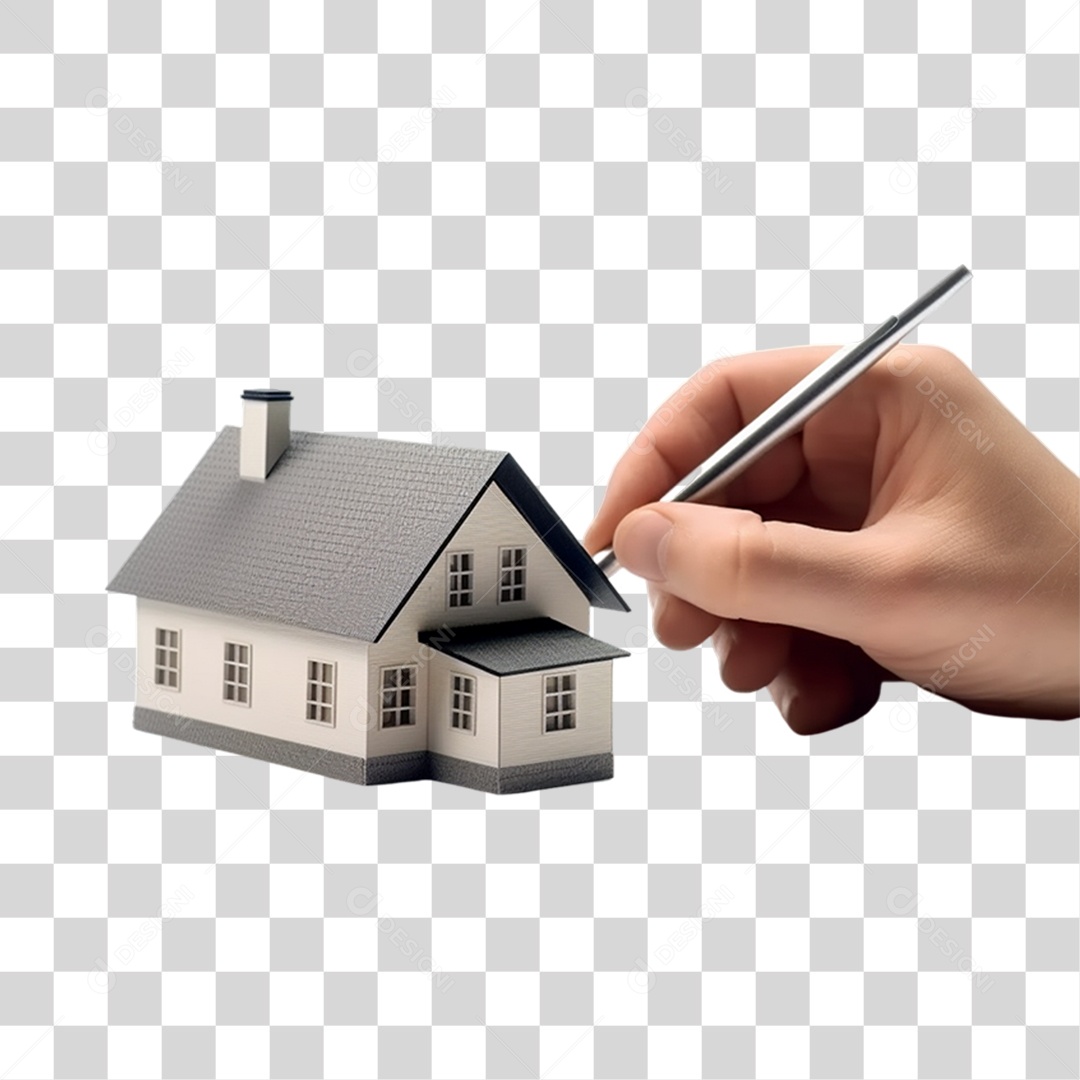 Miniature House Real Estate PNG Transparent