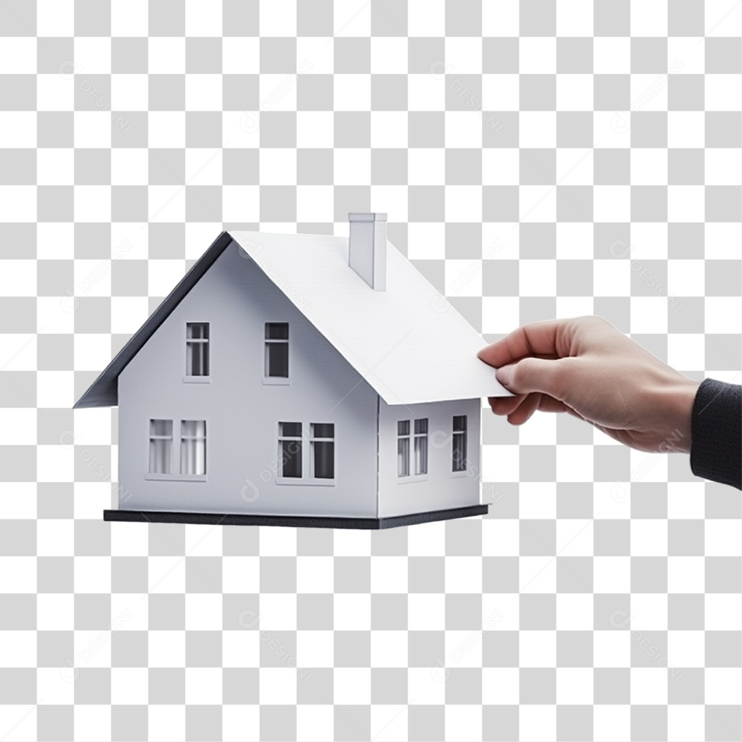 Imobiliária Casa em Miniatura PNG Transparente