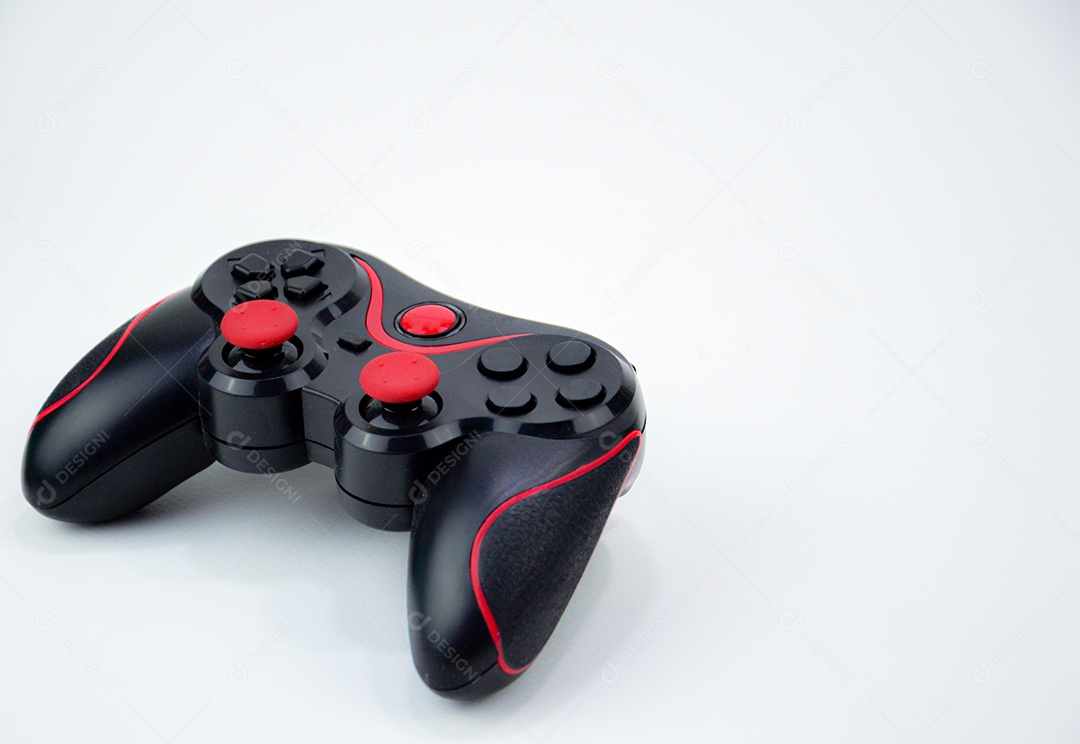 Controle de jogo futurista para videogames. joystick de vetor com