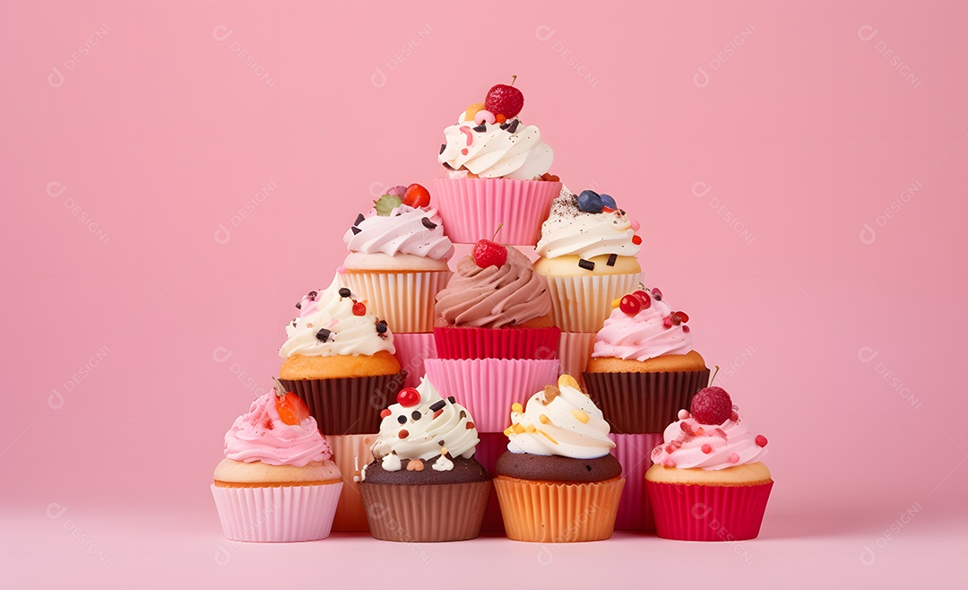 Delicioso cupcake decorados