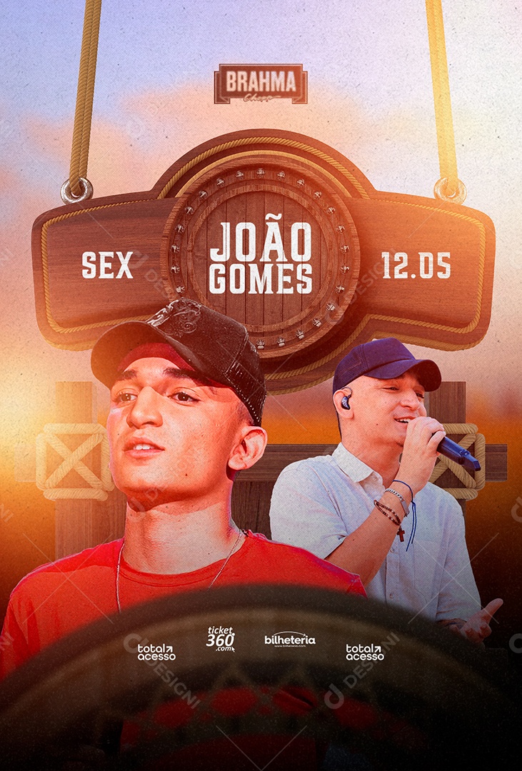 Flyer João Gomes Social Media PSD Editável