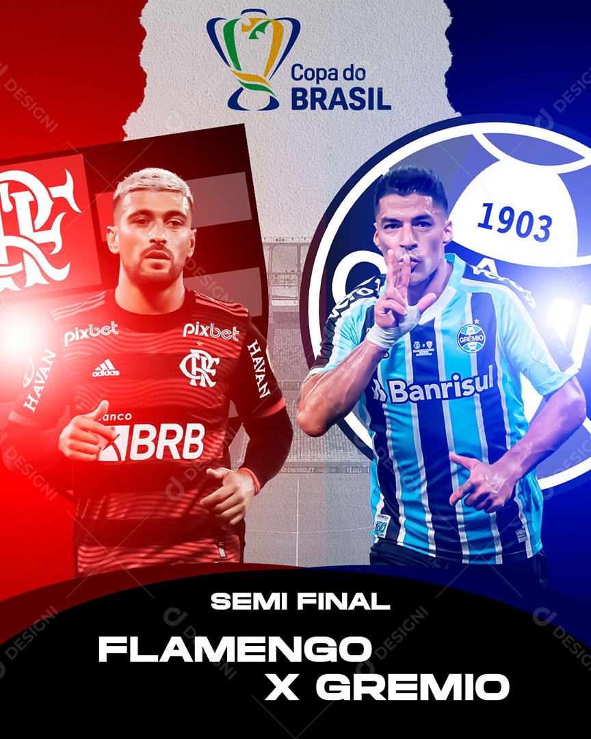 Social Media Semi Final Flamengo X Grêmio Psd Editável Download Designi 6984