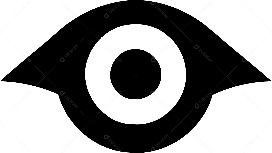 Olhos Clipart Preto E Branco PNG Images, Vetores E Arquivos PSD