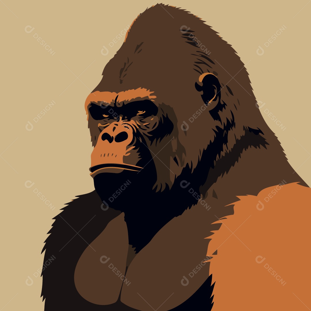 Desenho de filhote de macaco PNG Transparente [download] - Designi