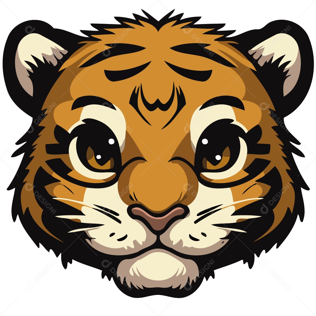 Ilustração de Tigre 3D Para Composição PSD [download] - Designi