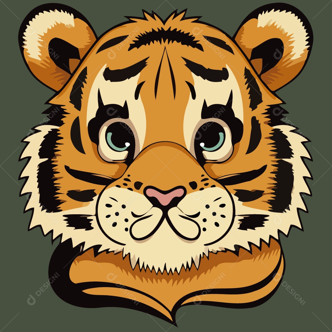 Tigre Personagem 3D Para Composição PSD [download] - Designi