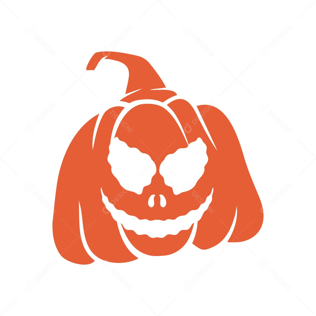 Cara Preta Assustadora De Abóbora De Halloween PNG , Ilustração, Projeto,  Dia Das Bruxas Imagem PNG e PSD Para Download Gratuito