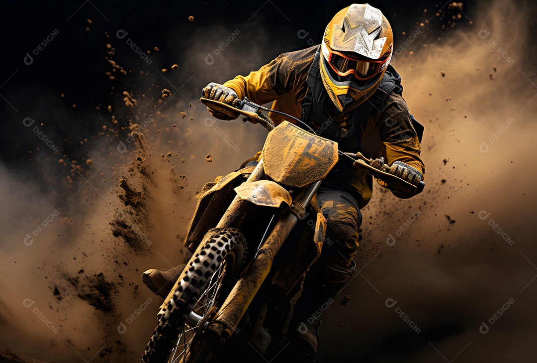 Piloto de motocross na corrida [download] - Designi
