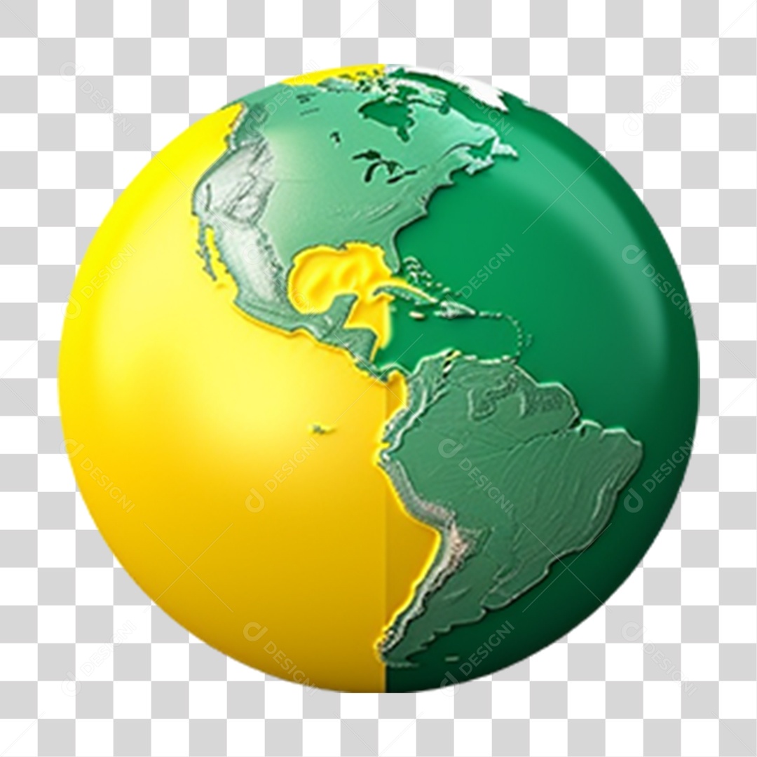 Bandeira do Brasil em fundo verde e amarelo, 7 de setembro [download] -  Designi