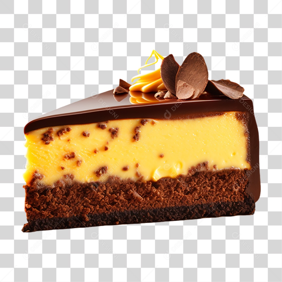 Fatia De Bolo De Chocolate Png Transparente Download Designi