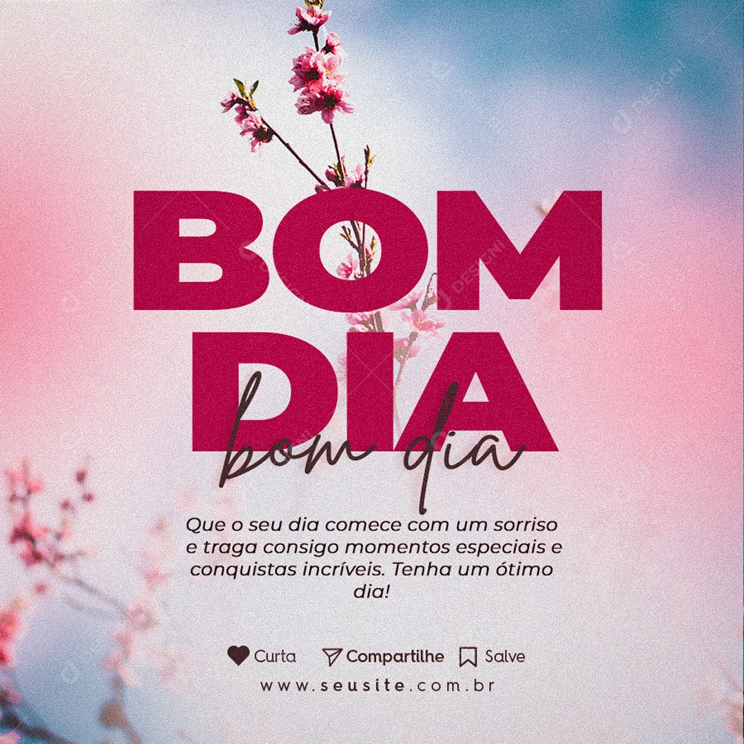 Levanta Sacode a Poeira Frase Motivacional Social Media PSD Editável  [download] - Designi