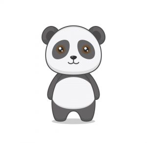 Desenho De Rosto De Panda Bebê Vetor EPS [download] - Designi