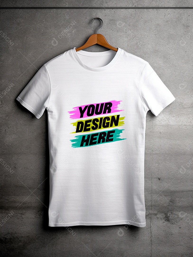 Mockup de Camiseta Masculina PSD Editável