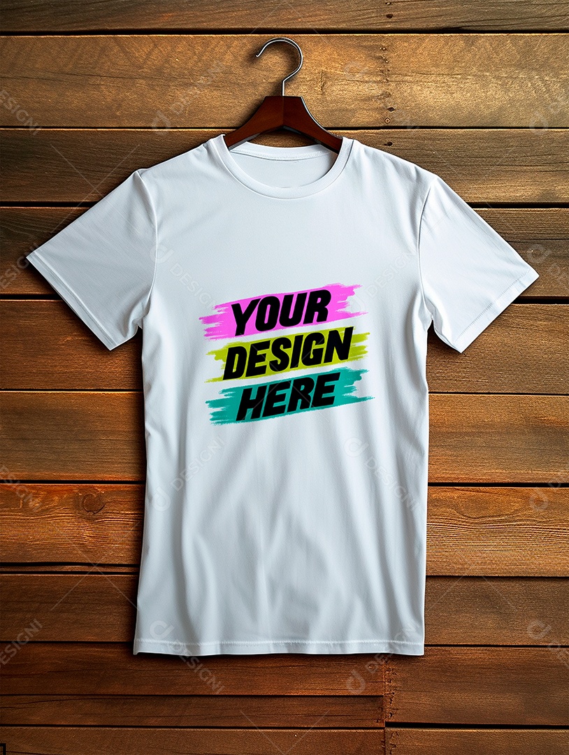 Mockup de Camiseta Masculina PSD Editável