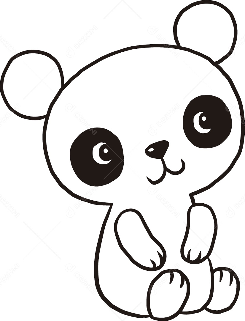Desenho Panda, Download Grátis, Desenho, Vetor