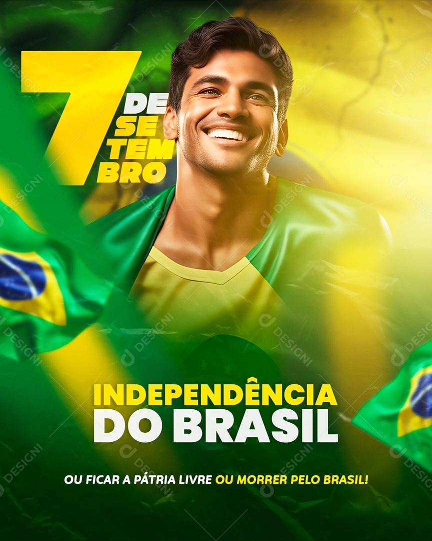 Independência Do Brasil 7 De Setembro Social Media Psd Editável Download Designi 4361