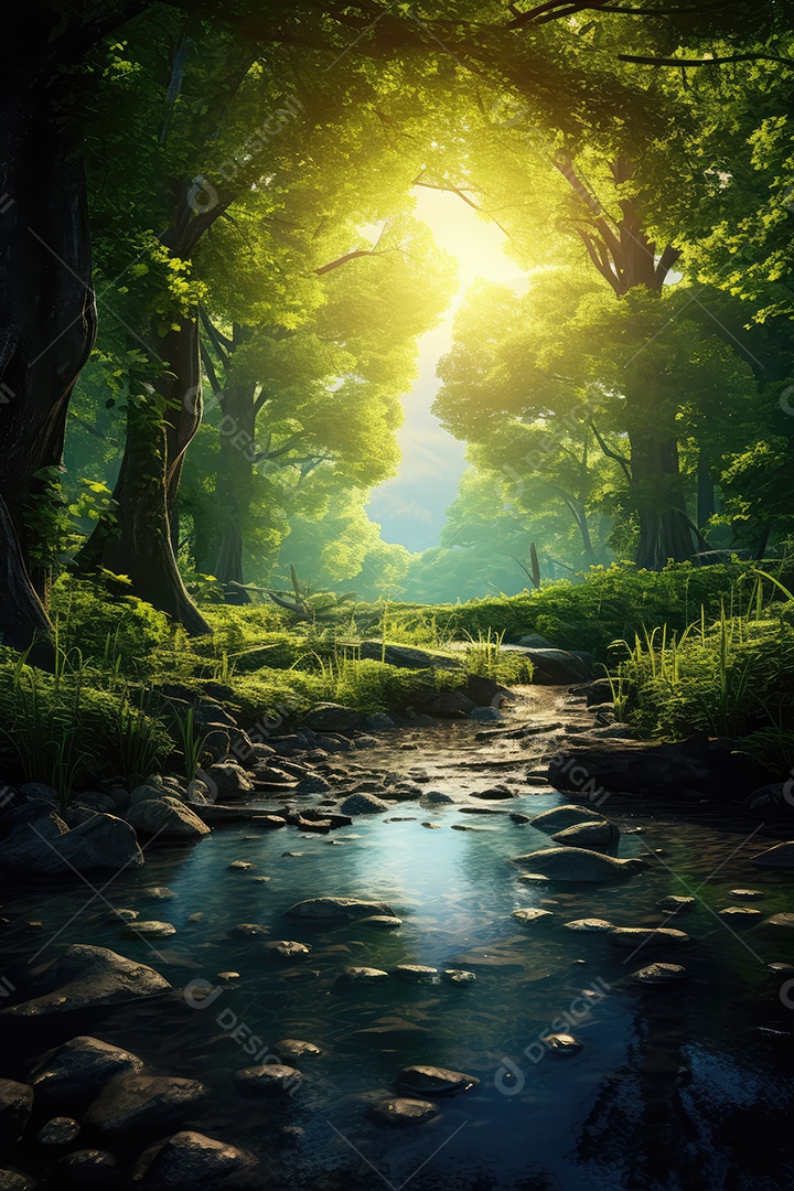 Resultado de imagem para floresta encantada  Spring scenery, Anime  scenery, Scenery wallpaper