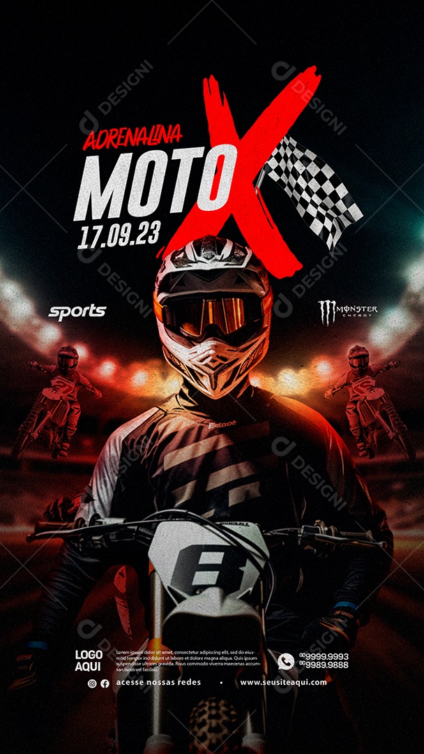 Piloto de Moto para Corrida de Motocross PNG Transparente [download] -  Designi